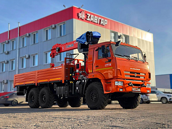 Бортовой КАМАЗ 43118 с КМУ KANGLIM KS2057H (дв. Cummins, без сп/места)_0